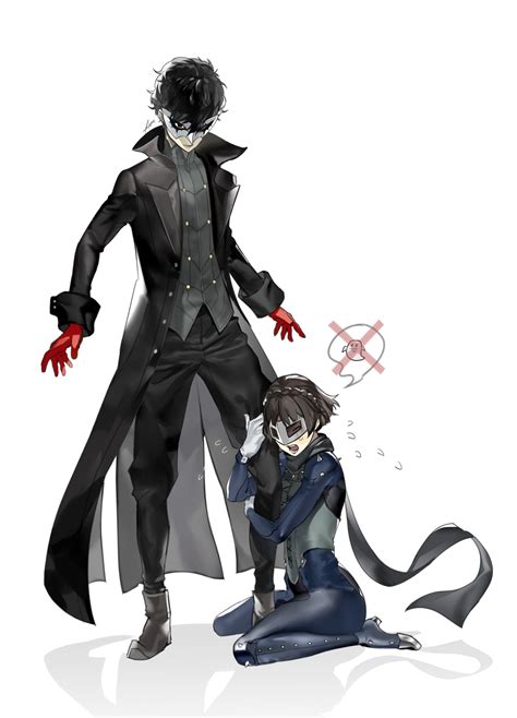 Amamiya Ren And Niijima Makoto Persona And More Drawn By Btmr Game