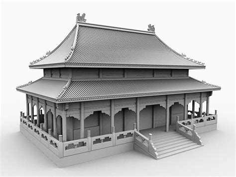 Chinese Royal Palace 3d Model Preview 3d Model Chinese Palace