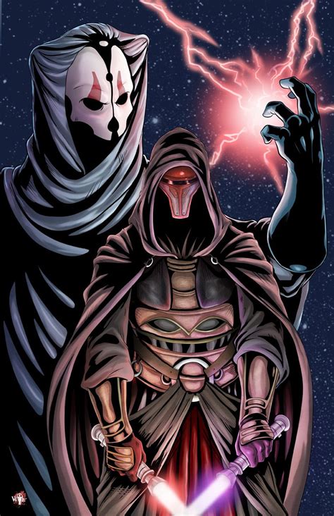 Revan And Nihilus 2014 Star Wars Drawings Star Wars Pictures Star