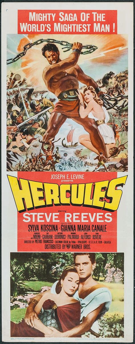 Hercules 1960s Hercules Movie Art Print Movie Posters Vintage