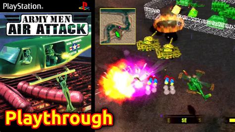 Army Men Air Attack Ps1 Playthrough Longplay 1080p Youtube