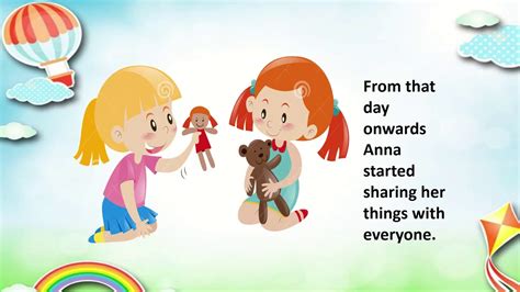 Sharing Is Caring Story For Kids Story Kids Children Youtube