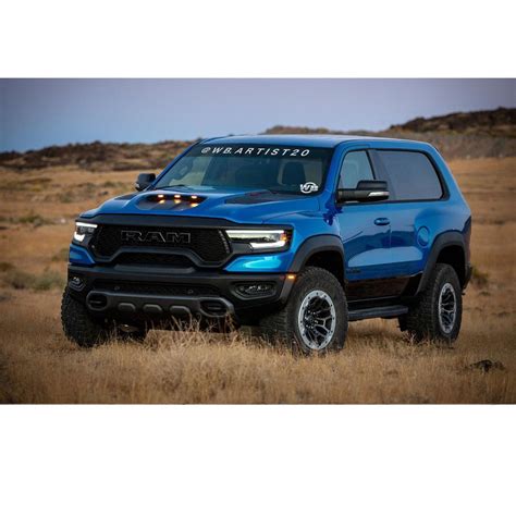 2021 Dodge Ramcharger Trx 2 Door Render Looks Like A Short Bodied