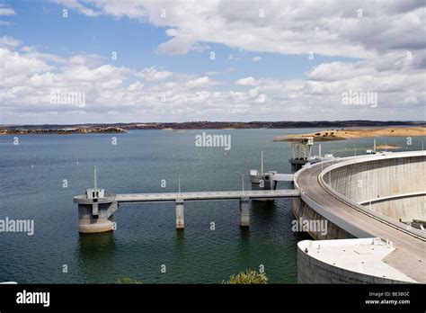 Alqueva Dam Alentejo Portugal Europe Stock Photo Alamy