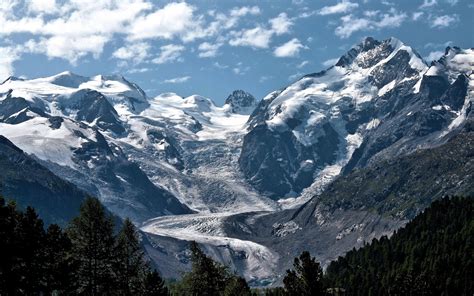Nature Mountains Glacier Ice Snow Wallpaper X