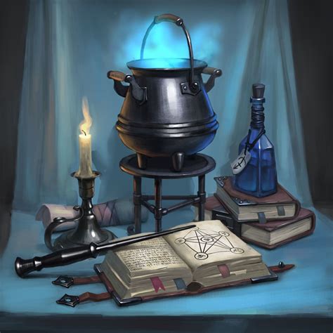 Artstation Items For Enchantment Dmitry Morozov Fantasy Props