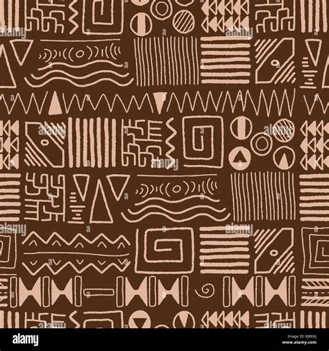 African Ethnic Pattern Indigenous Art Background Africa Style Design