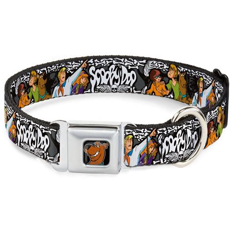 Scooby Doo Pet Collar Dog Collar Metal Seatbelt Buckle Scooby Doo