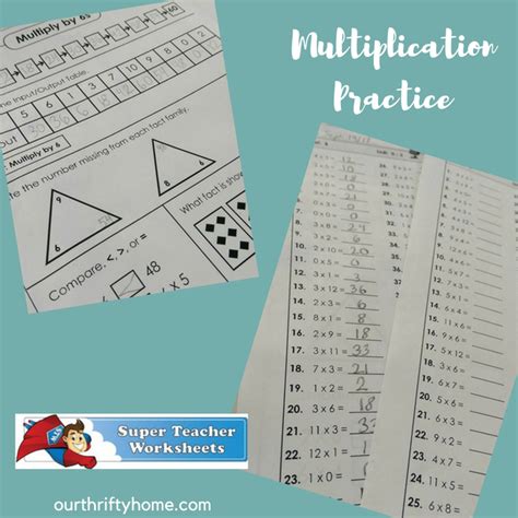 Super Teacher Worksheets Multiplication Is An Effective Learning Tool