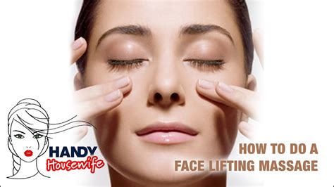 How To Do Face Lifting Massage At Home Youtube