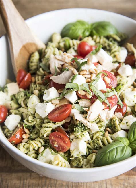 Try one of our quick and easy pasta salad recipes, from feta, rocket and olive pasta salad to healthy noodle salads. Pesto Pasta Salad - Like Mother, Like Daughter