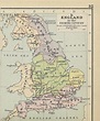 England about 840 | Ancient maps, Map of britain, Modern history