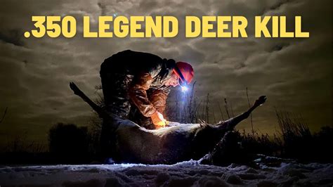 Epic 350 Legend Deer Hunt Michigan Late Season Deer Hunting Youtube