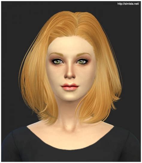 Sims 4 Hairs Simista Skysims Hairstyle 242 Retexture