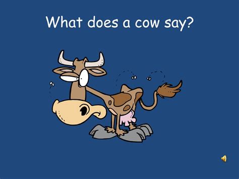 Ppt A Cow Says Moo By Cherry Carl Powerpoint Presentation Free