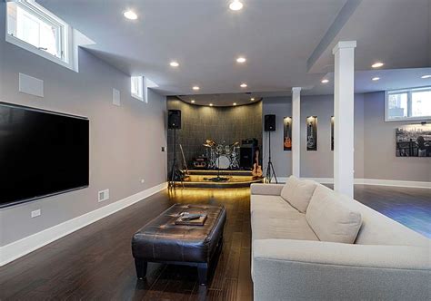 23 really cool modern basement ideas sebring design build modern basement finishing