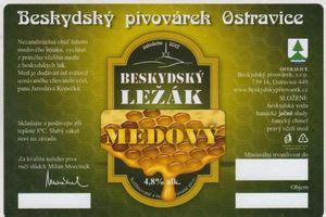 Etiqueta de Bebida Beskydský ležák medový Beskydský pivovárek