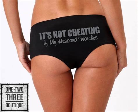 Its Not Cheating If My Husband Watches Panties Etsy