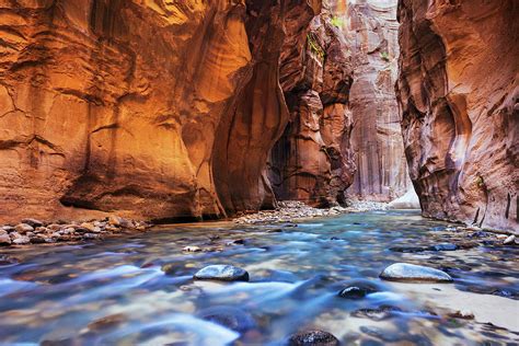 Utah Zion National Park Virgin River Photograph By Makena Stock Media