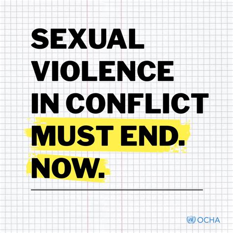 Un Humanitarian On Twitter Sexual Violence In Conflict Is A Human