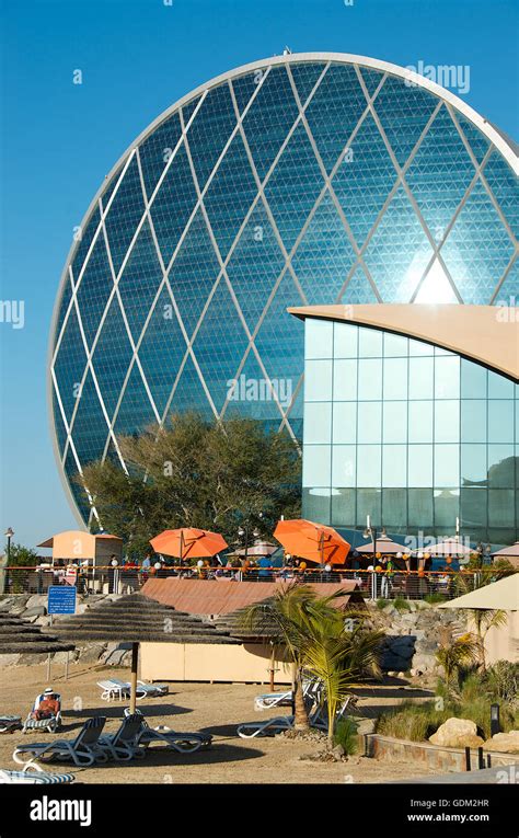 The Aldar Headquarters Building In Abu Dhabi Stock Photo Alamy