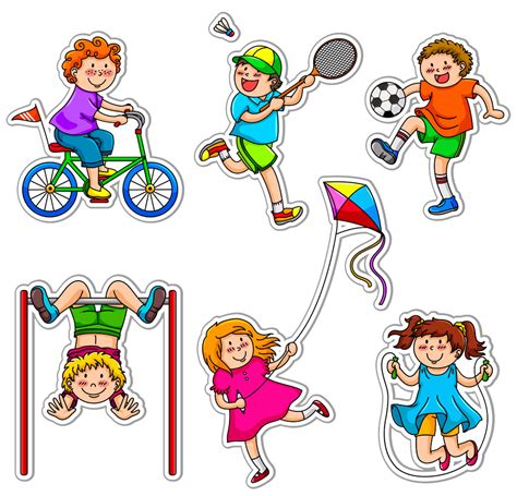 Exercising Clipart Childrens Exercising Childrens Transparent Free For