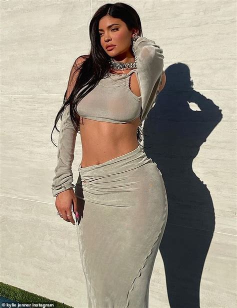 Kylie Jenner Goes Braless As She Bares Washboard Abs In Sheer Peekaboo