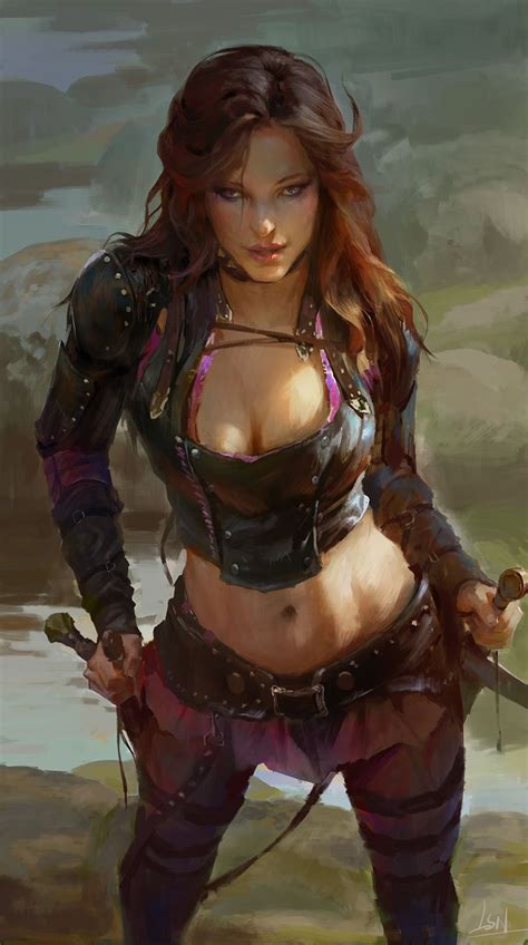 Pin On Fantasy Rogues Female