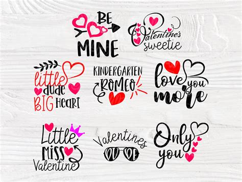 Valentine Svg Bundle Kids Valentines Day Love Svg Valentines Cut