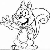 Coloring Funny Squirrel Pages Cartoon Cute Getcoloringpages Drawing Printable Drawings Getdrawings Color Disney Characters Baby Getcolorings sketch template