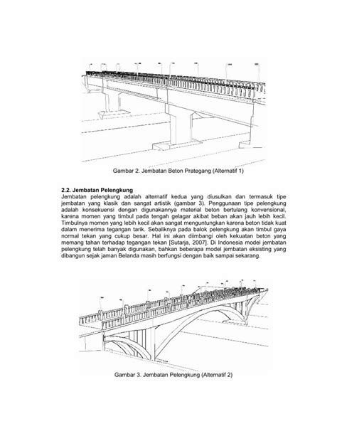 Desain Dan Metode Konstruksi Jembatan Bentang Meter Menggunakan