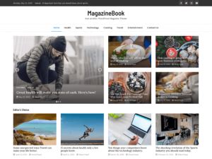 Magazinebook A Free Magazine Wordpress Theme Designhooks