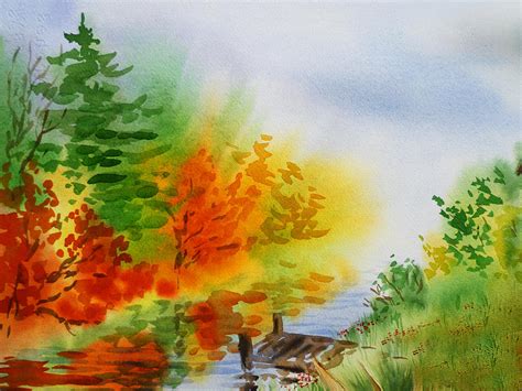 Autumn Burst Of Fall Impressionism Painting By Irina Sztukowski Fine