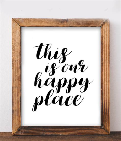 Enjoy unlimited free printable downloads! Free Home Decor Printable - This is Our Happy Place ...