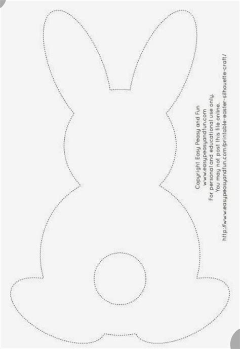 An Easter Bunny Cut Out From Paper
