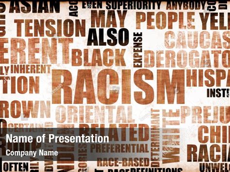Stop Racism Powerpoint Template Stop Racism Powerpoint Background