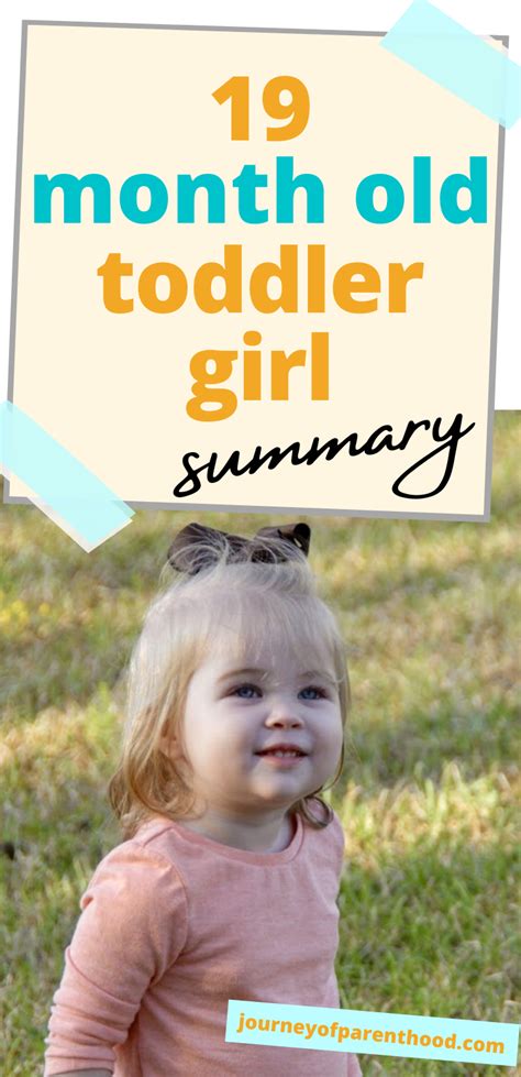 Tess Summary Of Month 20 Toddler Milestones 19 Month Old Toddler