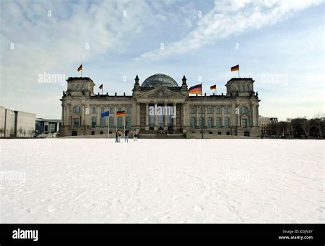 Dpa View Of The German Reichstag With The Lawn In Front Of It