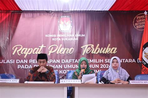 Hasil Rapat Pleno Kpu Kota Sukabumi Tetapkan Dps Dan Tps Di Kecamatan