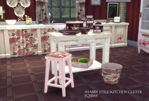 My Sims 4 Blog Shabby Style Kitchen Clutter By Pqsim4