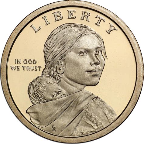 2012 S Sacagawea 17th Century Trade Routes 1 Pf Sacagawea Dollars Coin