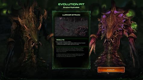 Starcraft Ii Heart Of The Swarm Campaign Hydralisk Evolution Mission