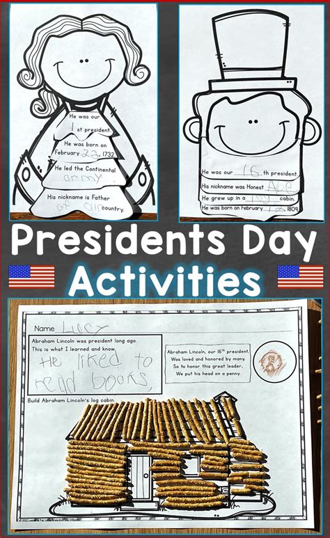 Presidents Day Activities George Washington Abraham Lincoln Crafts