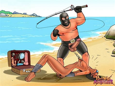Bondage Cartoon Sex On The Beach With Bruce Bond Pichunter