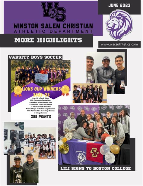Winston Salem Christian School Lions Official Athletic Website