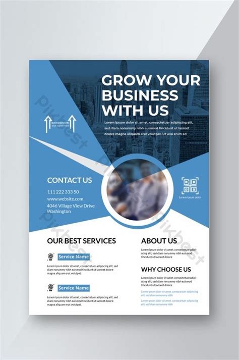 Elegant Business Promotional Flyer Template Design Ai Free Download