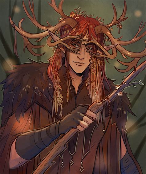 Prince Tasselis Archfey Of The Autumn Court I Wanted To Draw One Of The Archfey Thats Been