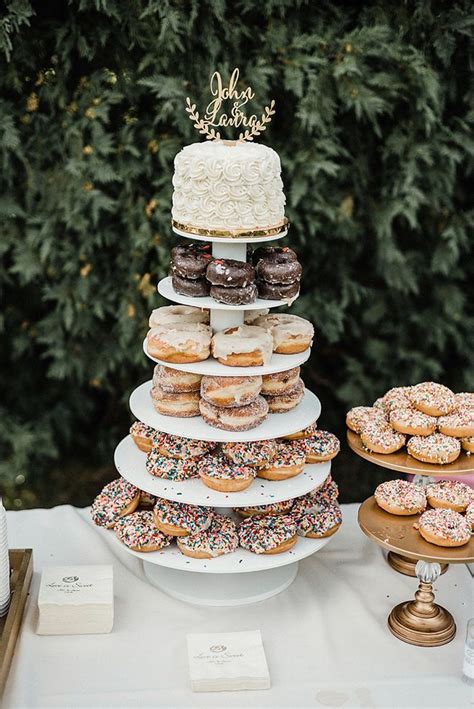 Donut Wedding Cake Jenniemarieweddings