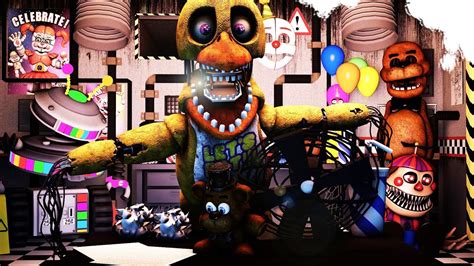 Sfmfnaf Fnaf 6 Ultimate Custom Night Withered Chica And