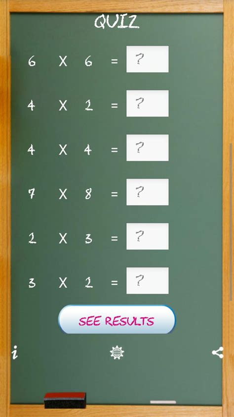 Mathaddsubtractdividemultiplytablesquiz For Android